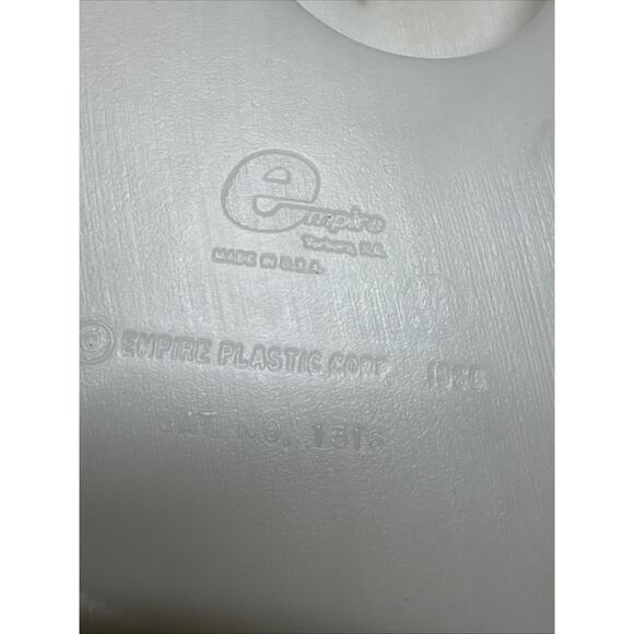 Vintage EMPIRE BLOW MOLD SANTA CLAUS FACE CHRISTMAS light up door hang 17" - Picture 12 of 12